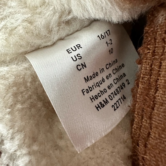 H&M Baby Sherpa bear booties - Picture 2 of 4